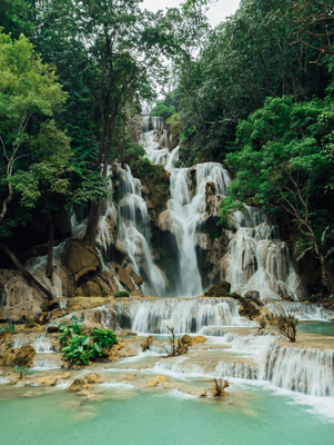Ghé thăm dòng thác đẹp mê mẩn ở Lào - 5