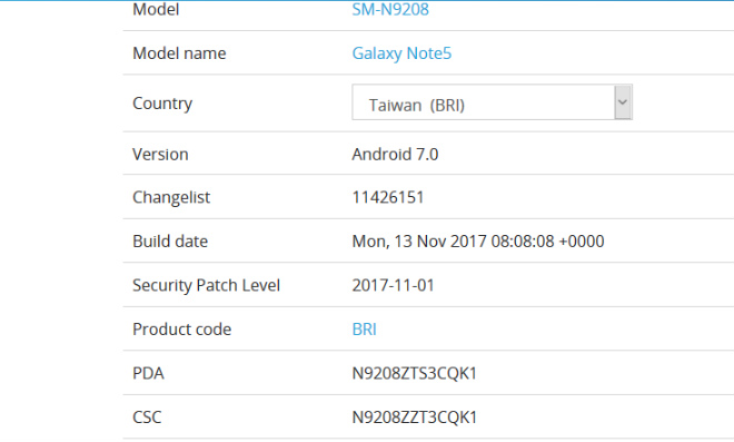 Samsung Galaxy Note5, Xperia XA1 nhận bản cập nhật an ninh mới - 2