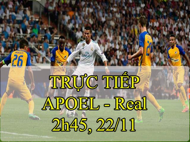 Chi tiết APOEL Nicosia - Real Madrid: Không có bàn thắng thứ 7 (KT)