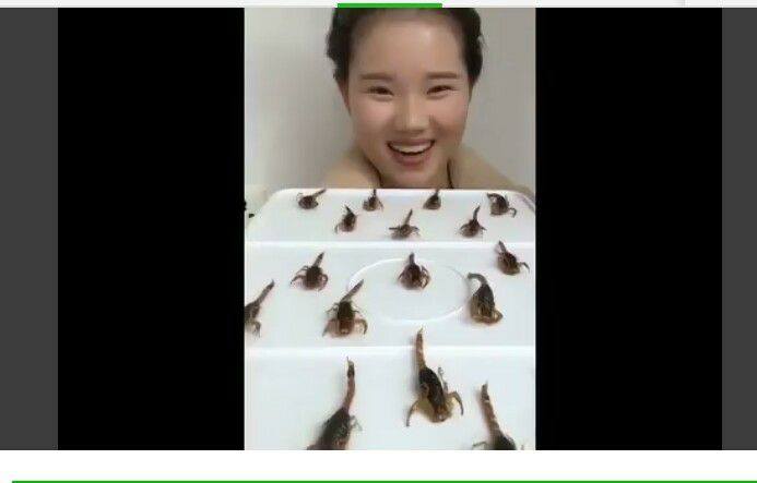 Kinh dị: “Nữ hoàng côn trùng” ăn rết, bọ cạp, giun… ngon lành như bim bim - 2