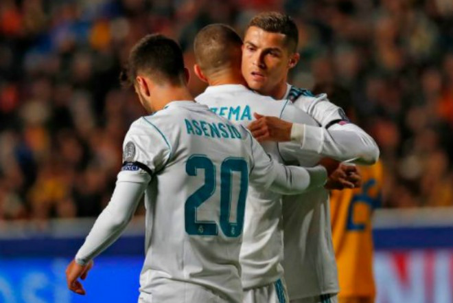 APOEL - Real Madrid: Cú đúp Ronaldo, tưng bừng 6 bàn - 1