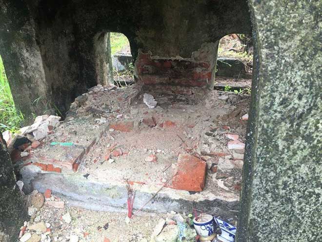 Lăng mộ mẹ vua Dục Đức bị đào phá - 1