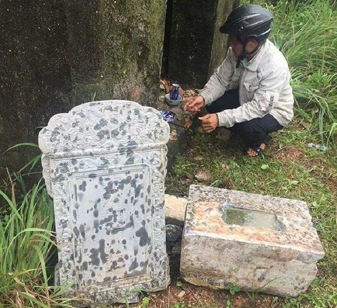 Lăng mộ mẹ vua Dục Đức bị đào phá - 2