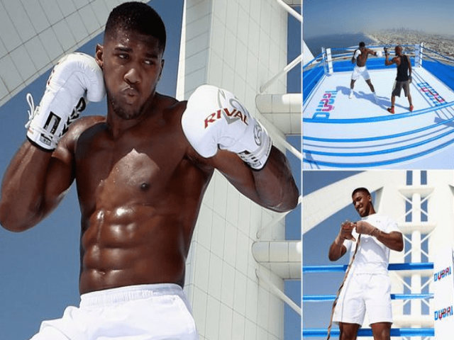 “Vua boxing” Joshua chơi trội: Luyện công trên võ đài hiểm nhất thế giới