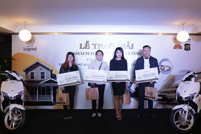 Trung Nguyên, G7 trao 11 giải thưởng xe máy & nhẫn vàng cho khách hàng may mắn - 1
