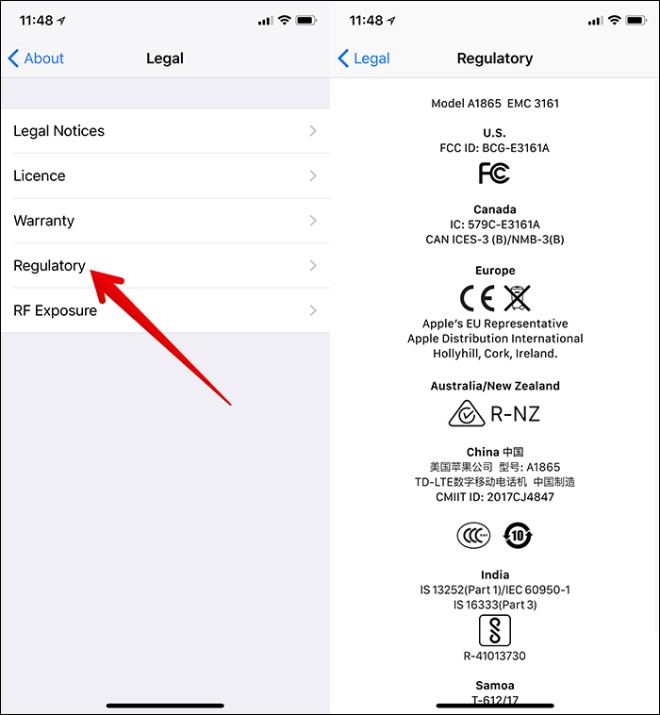 iPhone 8, 8 Plus và X có mặt sau bằng kính, dò số model ra sao? - 4