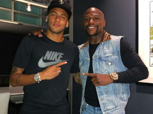 Neymar thần tượng Mayweather: Mê tiền, mơ là “độc cô cầu bại”