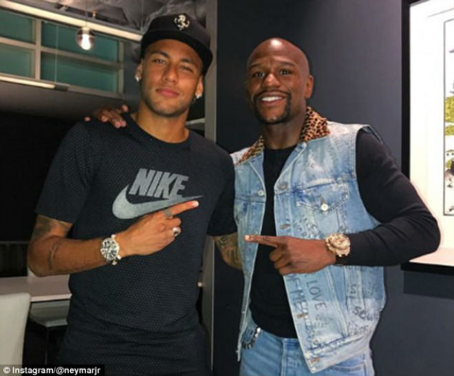 Neymar thần tượng Mayweather: Mê tiền, mơ là “độc cô cầu bại” - 2