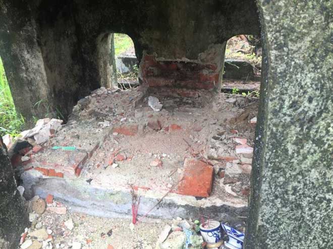 Vụ lăng mộ mẹ vua Dục Đức bị đào phá: Công an vào cuộc - 1