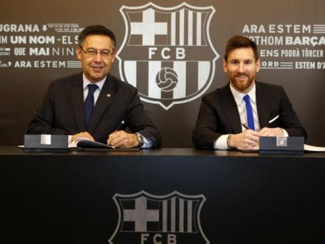 Barca “trói” Messi 700 triệu euro: Tránh “vết xe đổ” Neymar, Ronaldo ghen tị