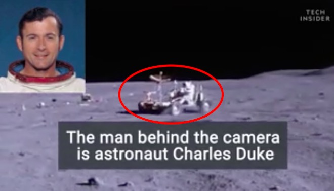 NASA lần đầu công bố video phi hành gia lái xe trên Mặt Trăng - 1