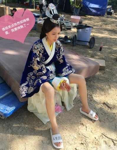 Cười sặc cách chống nóng "vô đối" trên trường quay của sao Hoa ngữ - 6