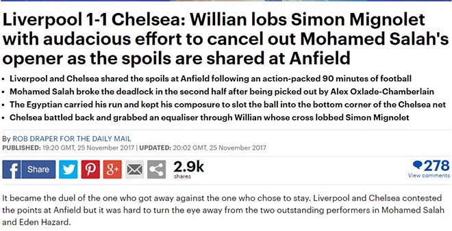 Báo chí Anh “tổng tấn công” tội đồ Mignolet, khen hết lời siêu anh hùng Salah - 2