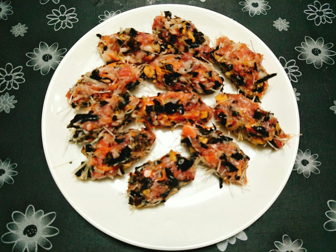 Trời lạnh "thèm vật vã" bánh rán mặn giòn thơm, nóng hổi - 8