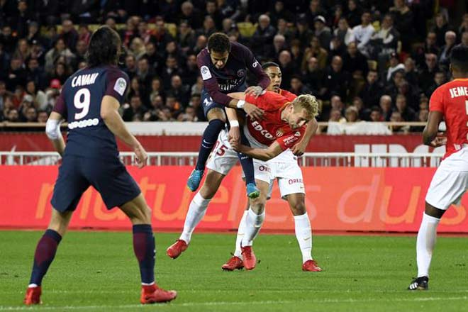Monaco - PSG: Cavani - Neymar &#34;nhảy múa&#34;, uy lực khủng khiếp - 1