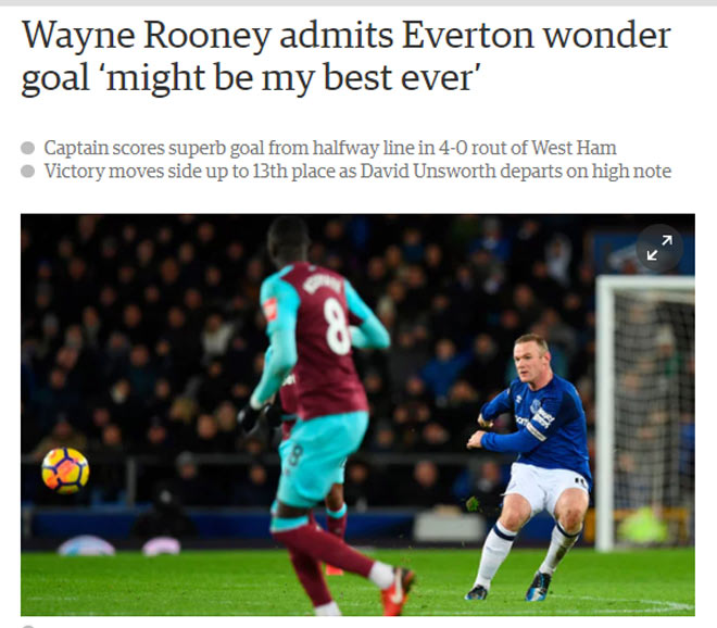 Rooney hattrick thần sầu: David Moyes “cạn lời”, Everton mơ hồi sinh - 2