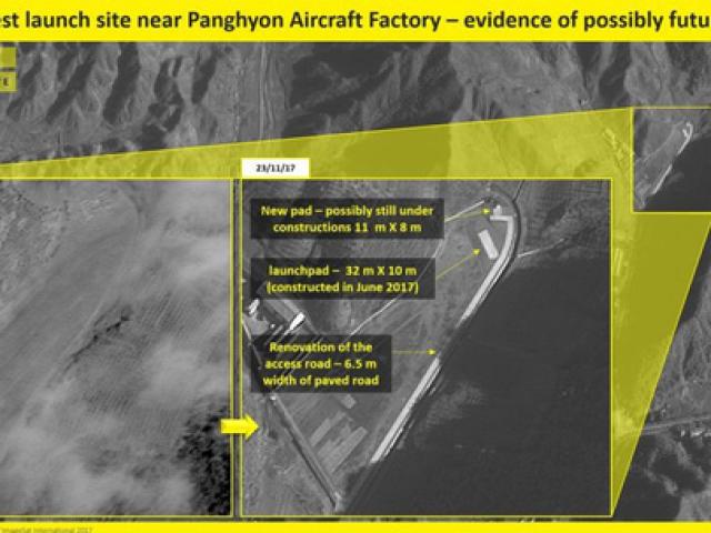 Ảnh vệ tinh tố hành động chưa từng thấy của Triều Tiên ở căn cứ Panghyon