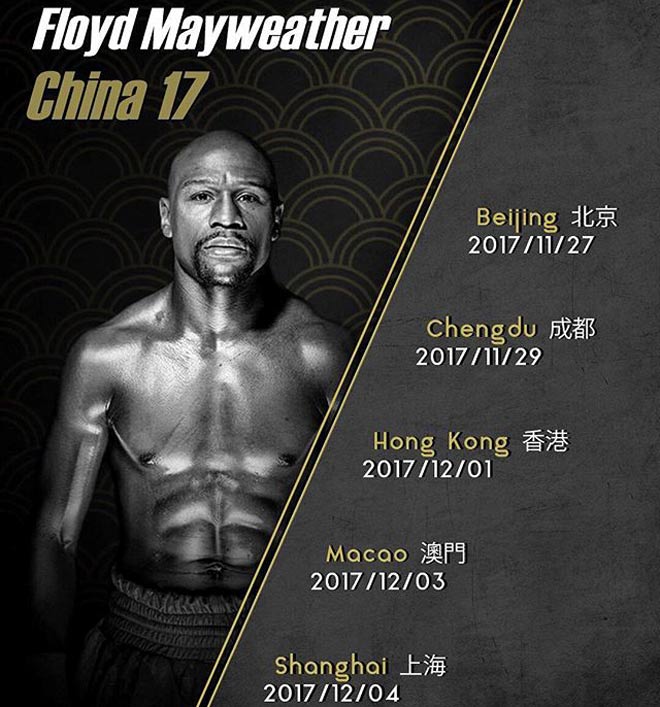 Mayweather và 23 chiến hữu ăn chơi vẫn &#34;hốt&#34; 68 tỷ VNĐ ở Trung Quốc - 5