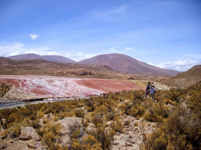 Giải mã bí ẩn hồ nước có màu đỏ như máu ở Chile - 11