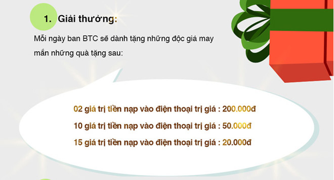 Danh sách trúng thưởng Box quà tặng từ 27/11 đến 02/12/2017 - 1