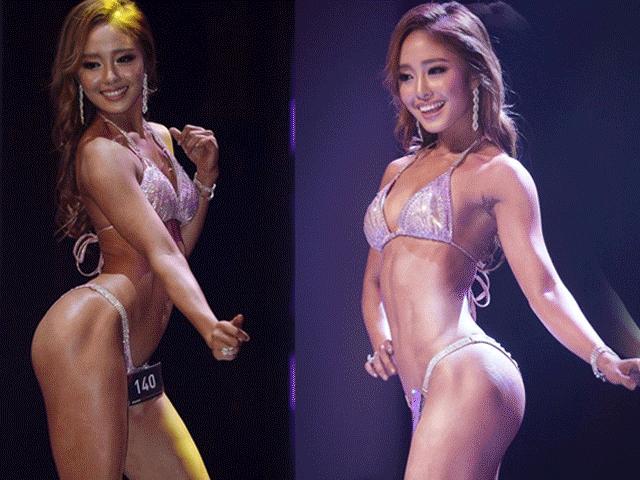 Quá ”bốc lửa”: Hoa hậu thể hình bikini Hàn Quốc lại gây ”nhức nhối”