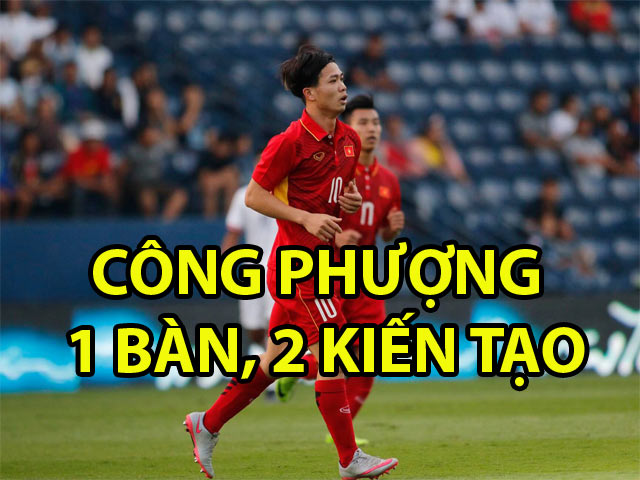 Công Phượng rực rỡ 1 bàn 2 kiến tạo: ”Nhảy múa” cùng U23 Việt Nam