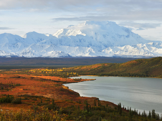 Denali, Alaska, Mỹ: Với độ cao 6.000 m, Denali là ngọn núi cao nhất Bắc Mỹ. Nó có tên là núi McKinley trước khi cựu Tổng thống Mỹ Barack Obama chuyển tên như ngày nay vào năm 2015.