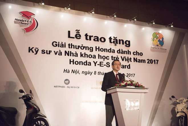 Lễ Trao tặng Giải thưởng Honda Y-E-S dành cho Kỹ sư và Nhà khoa học trẻ Việt Nam - 1