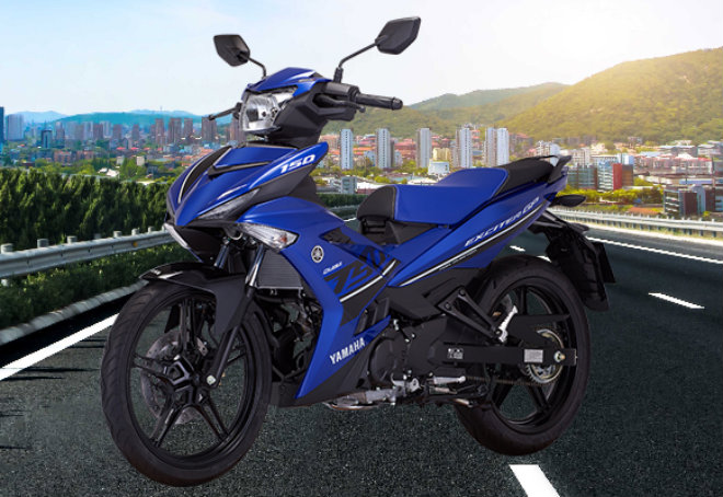 Mô hình xe mô tô Yamaha Exciter 150 2017 Yellow 112 Dealer   banmohinhtinhcom