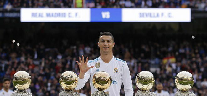 Chân sút hay nhất châu Âu: Ronaldo 5 Bóng vàng “mất hút”, Messi quá đỉnh - 1