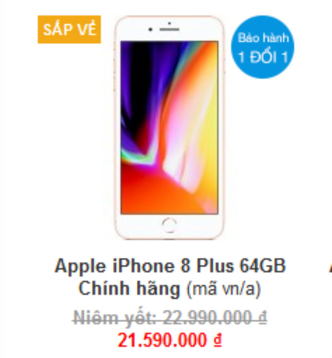 Giáp Tết, giá bán iPhone 8, 8 Plus không ngừng giảm mạnh - 3