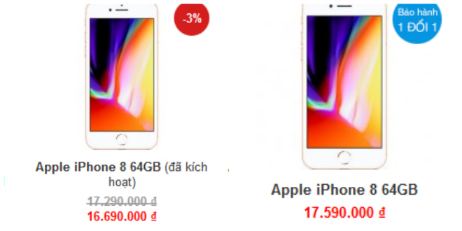 Giáp Tết, giá bán iPhone 8, 8 Plus không ngừng giảm mạnh - 4