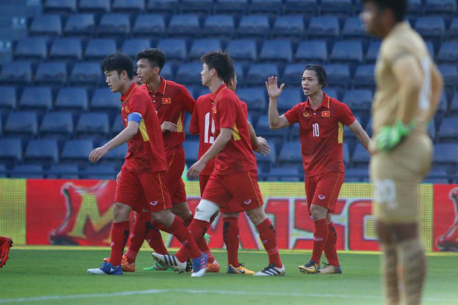 U23 Việt Nam đả bại Thái Lan: Công Phượng tỏa sáng 2 bàn, hay nhất trận - 1