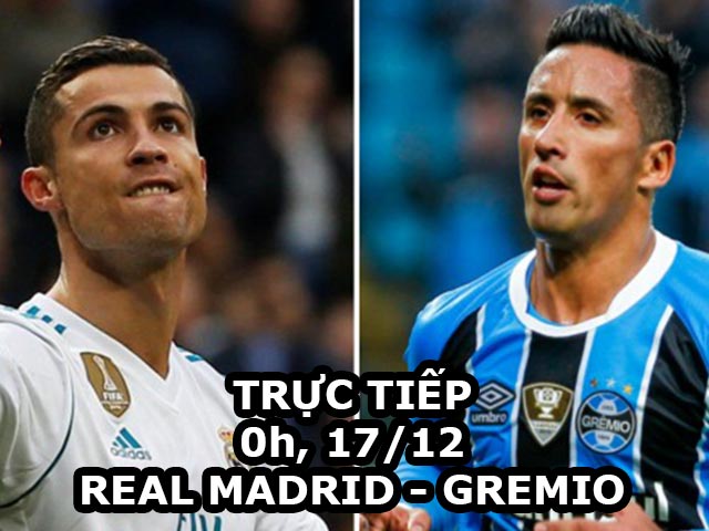 TRỰC TIẾP bóng đá Real Madrid - Gremio: Real coi chừng “Ronaldinho mới”