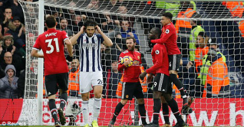 Chi tiết West Brom - MU: Hú vía vì bóng bổng (KT) - 5