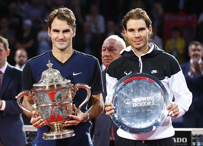 Giao bóng sấm sét 2017: Nadal thua xa “lão tướng” Federer, văng khỏi top 10 - 1