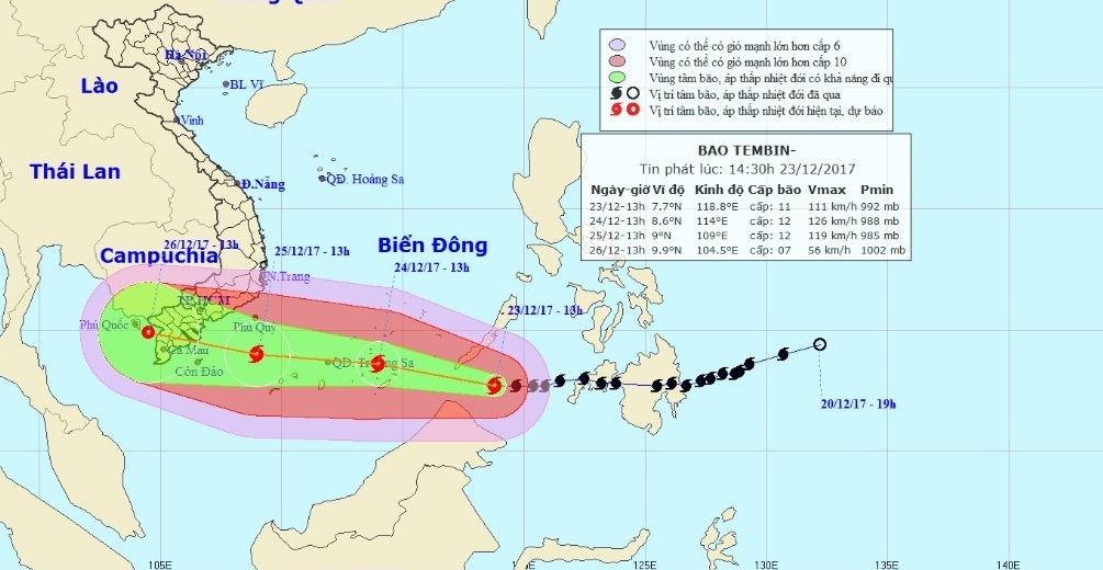 Ứng phó bão Tembin &#34;cấp thảm họa&#34;, TP.HCM có thể phải di dời 5.000 dân - 1