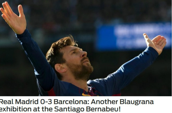 Báo chí thế giới: Real tan nát, Barca thắng như &#34;giao hữu&#34; - 1