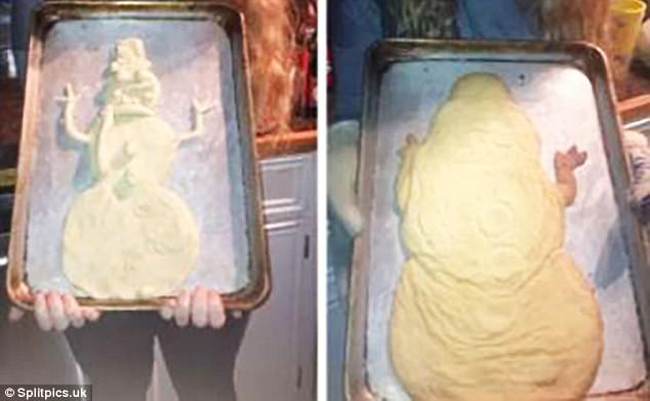 Một cậu bé tuổi teen muốn làm một chiếc bánh quy đáng yêu trong hình dạng người tuyết nhưng cậu ấy quên rằng, bột bánh sẽ nở ra khi được nướng.