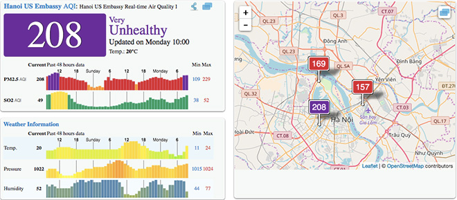 Sáng nay &#40;25/12&#41;, không khí Hà Nội thuộc top ô nhiễm nhất Thế giới - 1