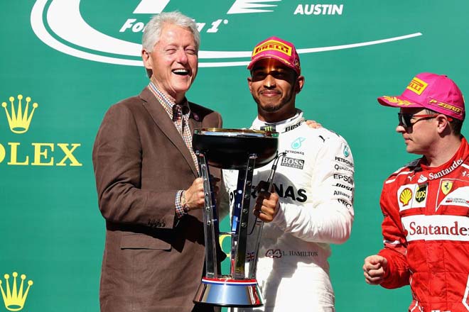 Đua xe F1, 2017 đón toàn VIP: Chân dài, minh tinh Hollywood và Bill Clinton - 3