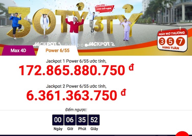 Tối nay (26/12), jackpot gần 180 tỉ của Vietlott chờ... “nổ” - 1