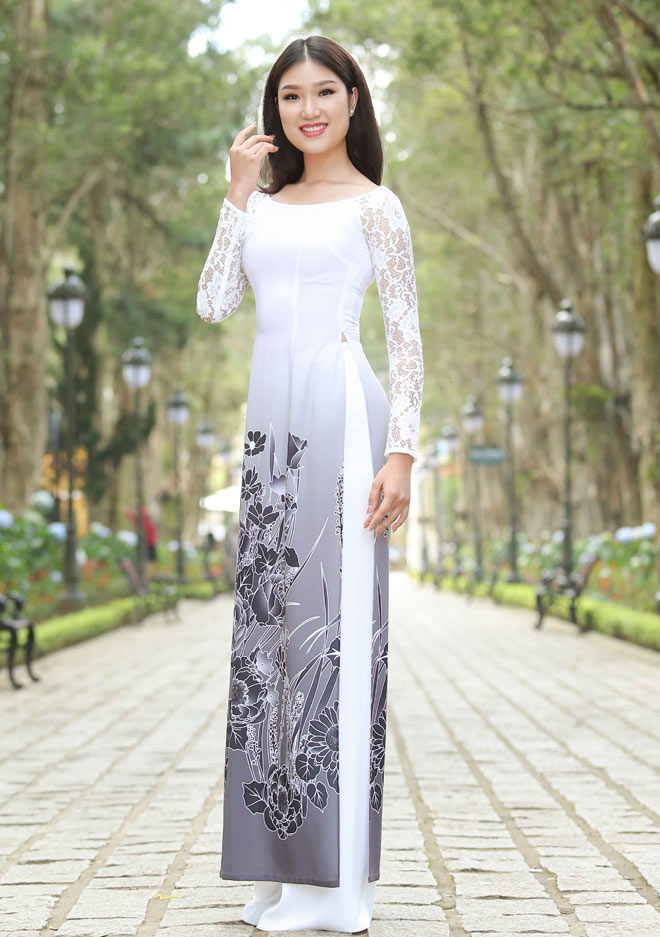 Dàn người đẹp Hoa hậu Hoàn vũ mặc áo dài khoe nét xuân thì - 13