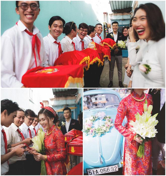 Dàn bê tráp "lạ" với đồng phục học sinh ở TPHCM gây bão - 6