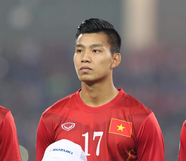 Vũ Văn Thanh - cầu thủ 21 tuổi được nhiều tờ báo ca ngợi là hậu vệ cánh phải xuất sắc nhất Việt Nam ở thời điểm hiện tại. 