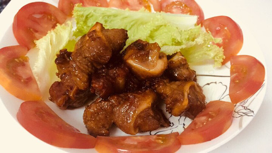 Vét nồi với sườn non rim mật ong - 4