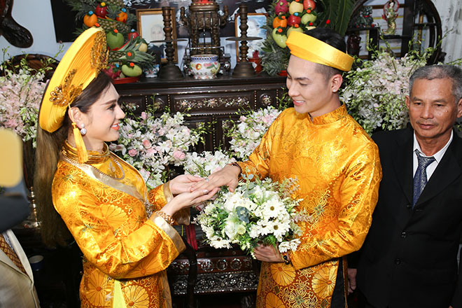 Lễ Vu quy Lâm Khánh Chi: Quà cưới vàng ròng, rước dâu bằng xe sang 7 tỷ đồng - 6
