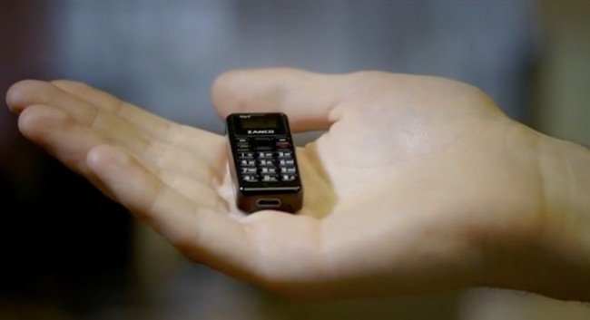 Đây là Zanco tiny T1, chiếc điện thoại di động nhỏ gọn nhất thế giới hiện nay.