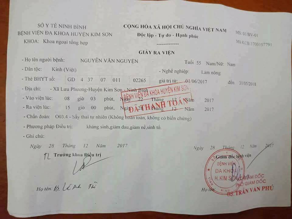 Nóng 24h qua: Người đàn ông bất ngờ "sảy thai tự nhiên" khi đi khám ổ bụng - 1