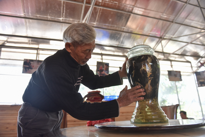 Lão nông ngâm rượu giống “gà chúa”, khách trả trăm triệu cũng không bán - 10